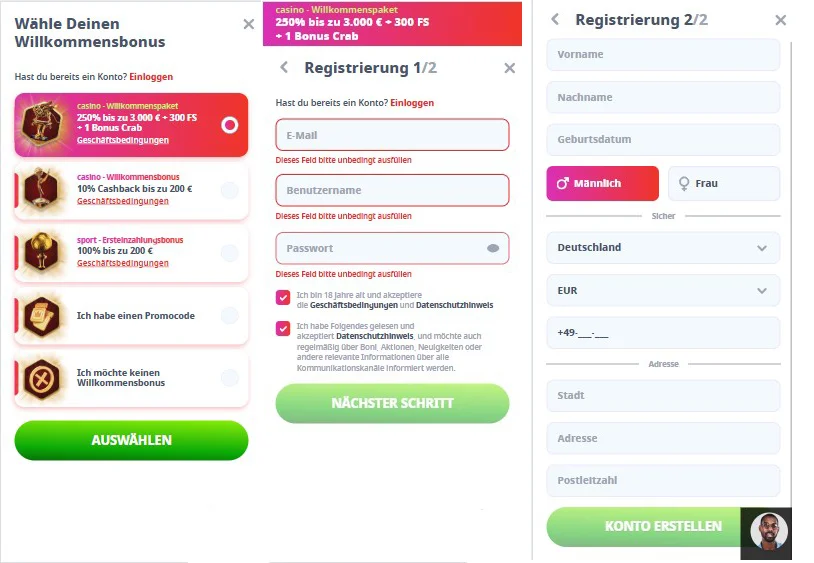 Casino Infinity Registrierung