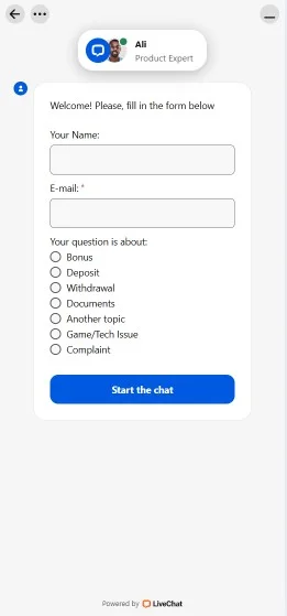 Casino Infinity support